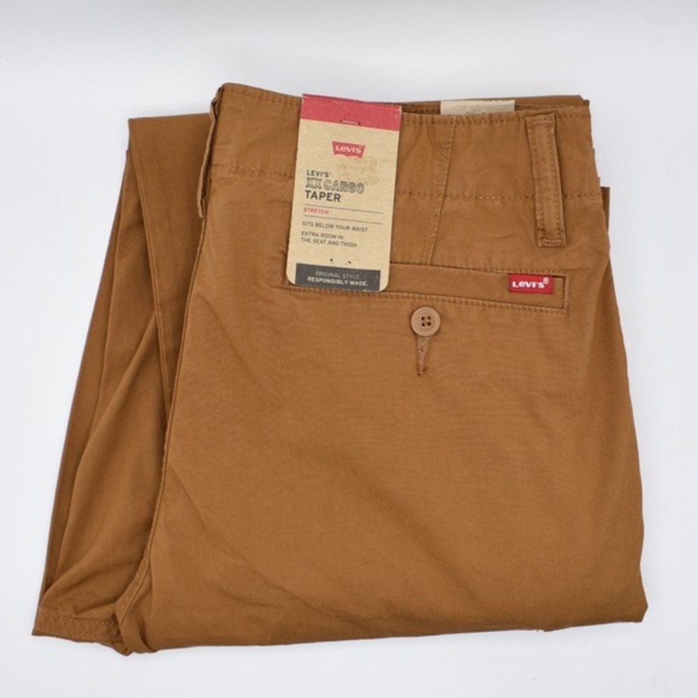 Levi's XX Cargo‎ Taper Stretch Cargo Pants Men's 29x32 Brown / Tan NWT 394410033